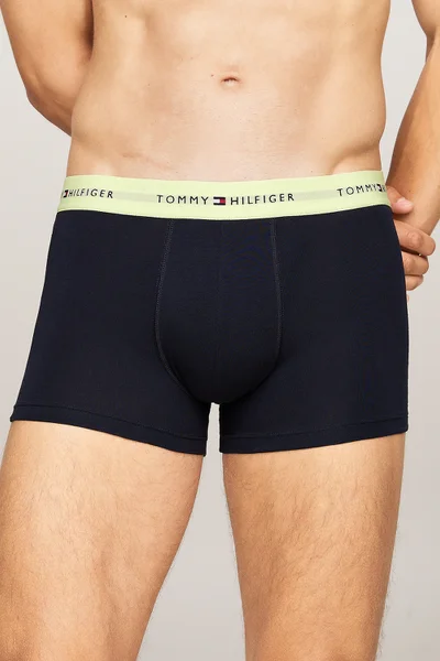 Pánské boxerky 3ks tmavě modré - Tommy Hilfiger