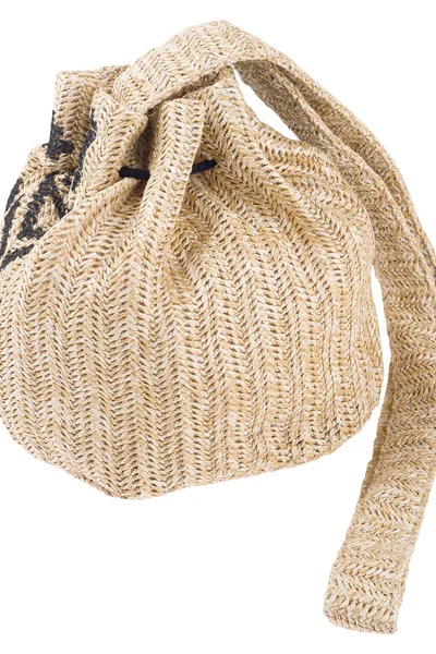 Dámská béžová kabelka s bambulkami FPrice
