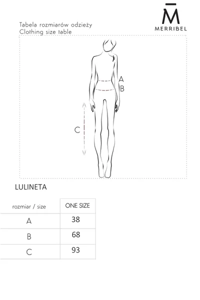 Velbloudí sukně s opaskem Merribel Lulineta