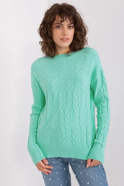 Mint stylový dámský svetr se vzorem FPrice