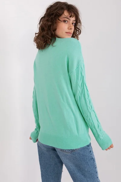 Mint stylový dámský svetr se vzorem FPrice