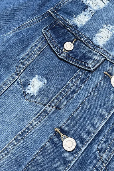 Dlouhá dámská džínová oversize bunda B521 IZZY DENIM