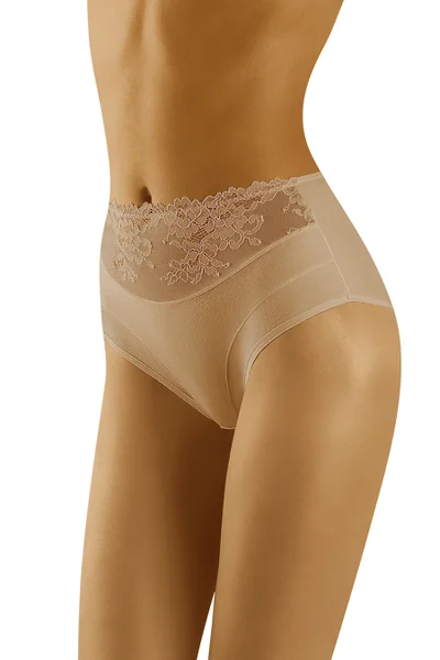 Dámské kalhotky Eco-Hi bottom Beige - Wol-Bar