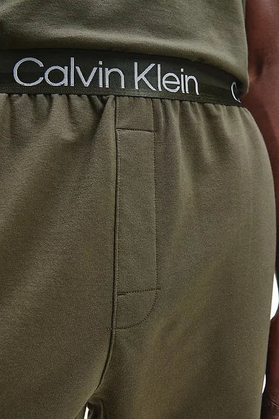 Pánské tepláky Jogger RG186 - RBN - Khaki - Calvin Klein