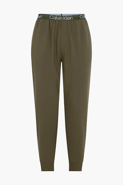 Pánské tepláky Jogger RG186 - RBN - Khaki - Calvin Klein