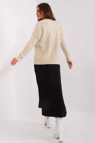 Béžový dámský pulovr FPrice