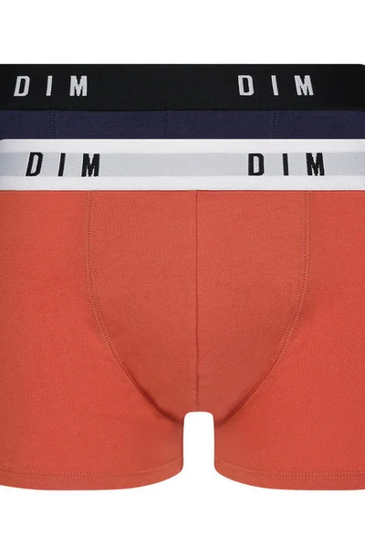 Pánské boxerky 2 ks DIM BOXER ORIGINAL 2x - DIM - oranžová