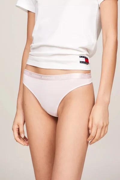 Jemná dámská tanga 3ks Tommy Hilfiger