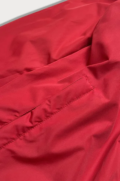 Tmavě modro-červená oboustranná dámská prošívaná bunda UD161 MHM (barva czerwony)