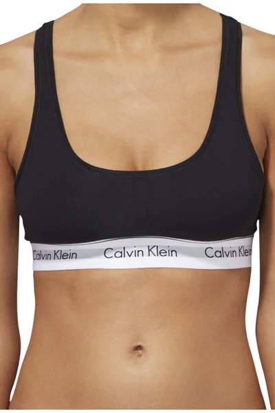 Pohodlná dámská braletka v černé barvě Calvin Klein