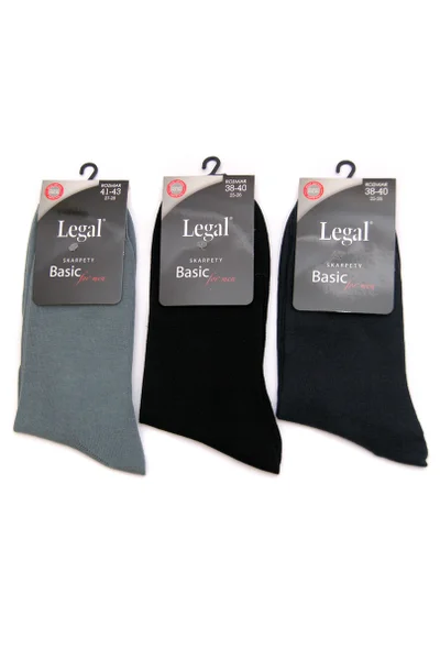 Pánské ponožky k obleku Legal (barva GRAFITOWY)