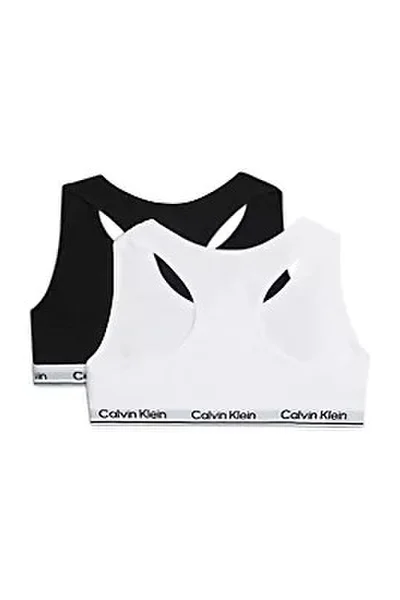 2ks dívčí bavlněná braletka Calvin Klein