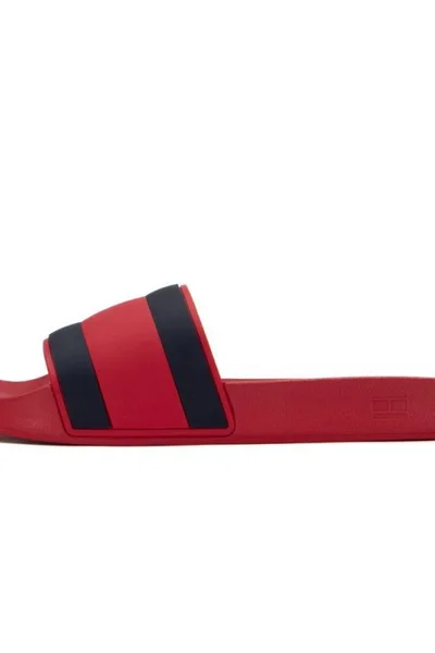 Pánské gumové pantonfle v červené barvě Tommy Hilfiger