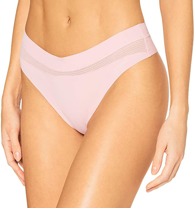 Růžová dámská tanga Calvin Klein 6047, růžova XS i10_P46630_1:9_2:112_