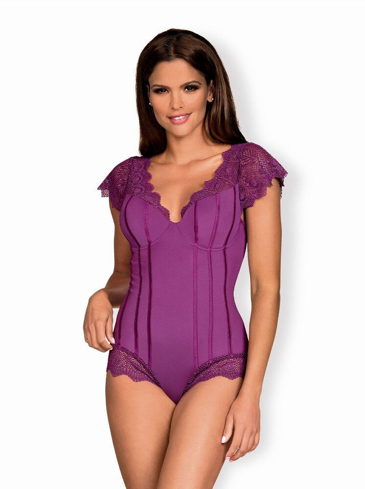 Dámské svůdné body Moketta teddy purple - Obsessive fialová, fialová S/M i10_P44808_1:768_2:116_