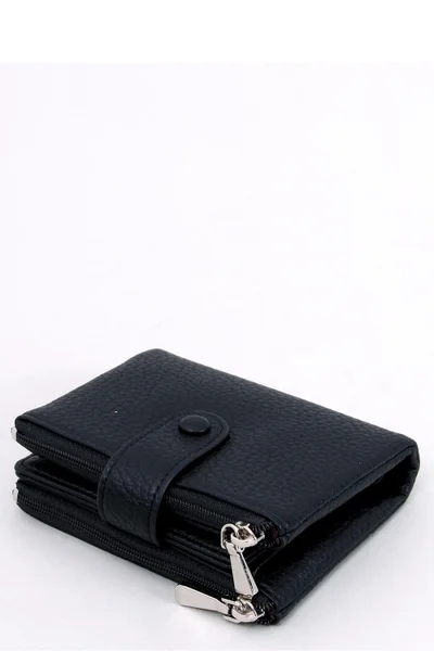 Klasická dámská černá peněženka z eko kůže Inello
