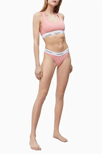 Růžové spodní kalhotky Calvin Klein 3787