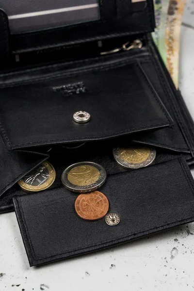 Černá kožená pánská peněženka FPrice