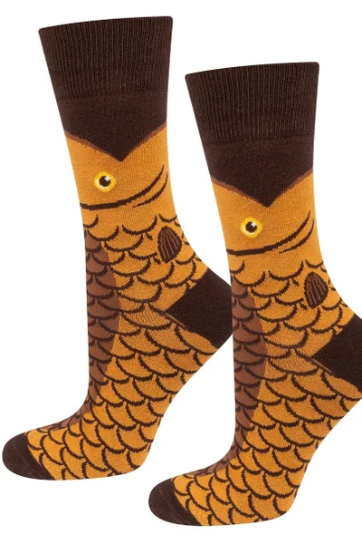 Stylové dárkové pánské ponožky Soxo ryba
