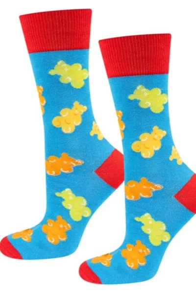 Veselé barevné ponožky Gumoví medvídci Soxo