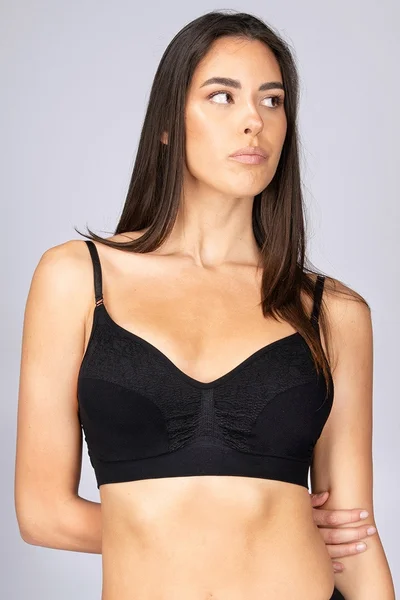 Dámská bezešvá podprsenka Bra Silhouette Jacquard Intimidea Barva: