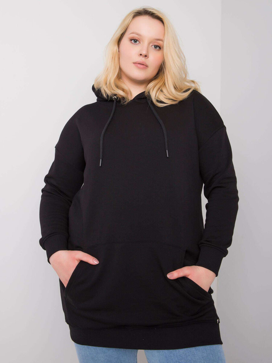 Dámská bavlněná mikina velikosti plus FPrice, 2XL i523_2016102877998