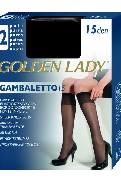 Dámské podkolenky Gambaletto RM505 Golden Lady