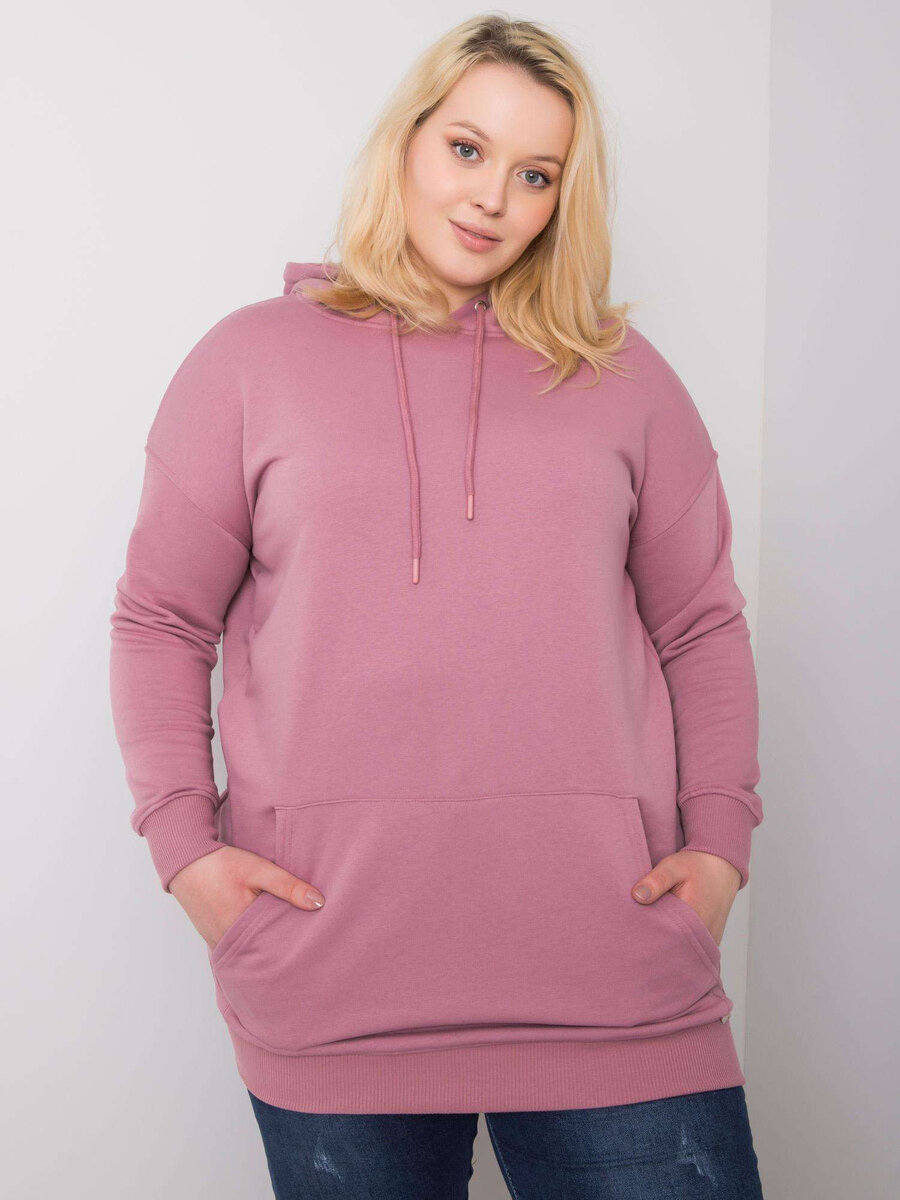 Dámská bavlněná mikina plus size FPrice, XL i523_2016102878025