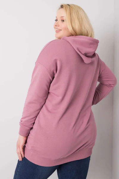 Dámská bavlněná mikina plus size FPrice