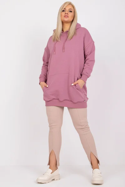 Dámská bavlněná mikina plus size FPrice