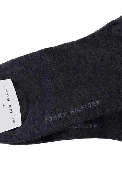 Dámské šedé ponožky Tommy Hilfiger 2 páry