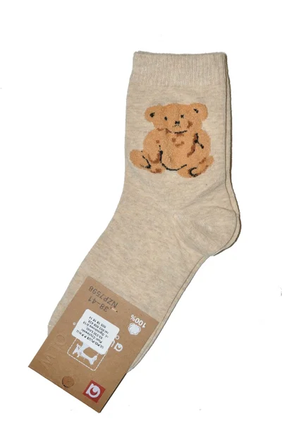 Vysoké dámské bavlněné ponožky Teddy Ulpio