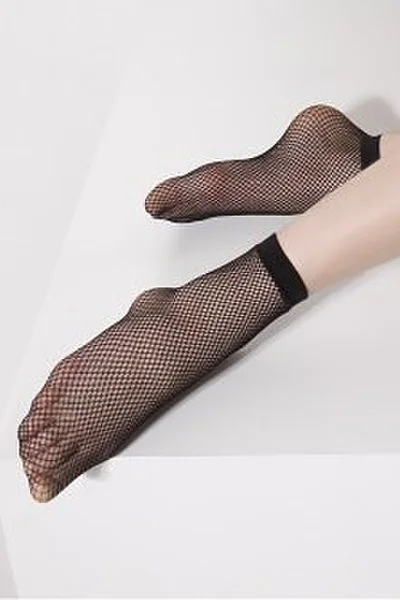 Dámské síťované ponožky kabaretky Gatta Tan