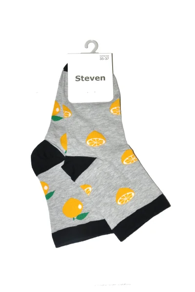 Dámské ponožky Steven PJ632 Ovoce N28