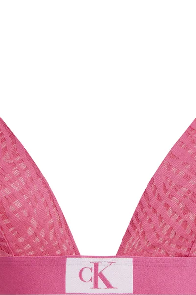 Jemná dámská růžová podprsenka Calvin Klein