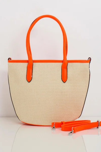 Dámská taška přes rameno s oranžovými detaily FPrice