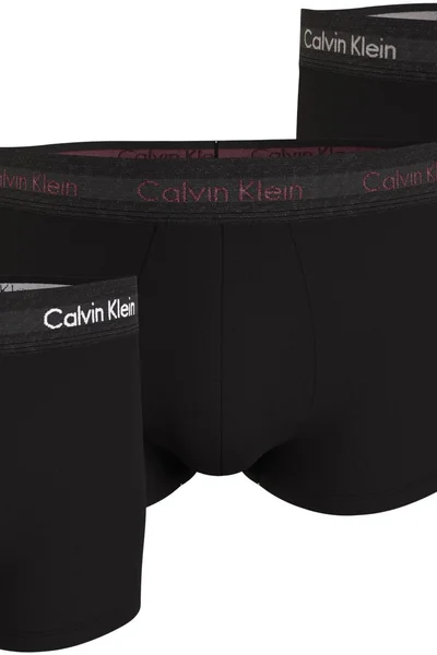 Černé bavlněné pánské boxerky 3 ks Calvin Klein