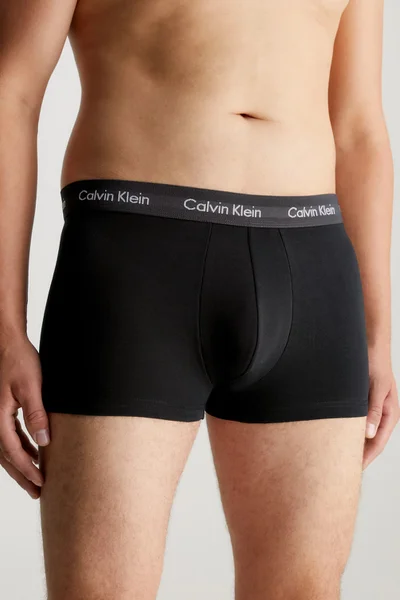 Černé bavlněné pánské boxerky 3 ks Calvin Klein