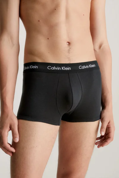 Černé bavlněné pánské boxerky 3 ks Calvin Klein