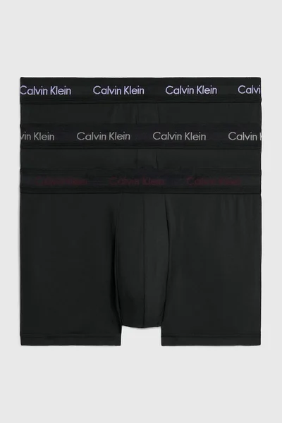 Černé bavlněné pánské boxerky 3 ks Calvin Klein