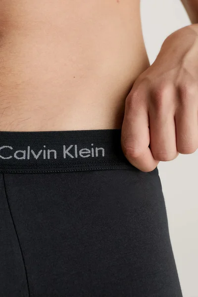 Černé bavlněné pánské boxerky 3 ks Calvin Klein