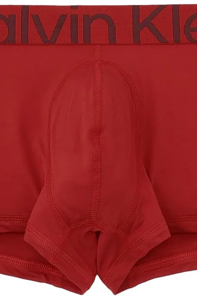 Červené pánské nízké boxerky Calvin Klein