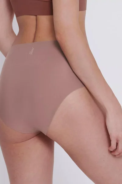 Dámské bezešvé kalhotky Zero Feel High Waist BROWN