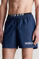 Tmavě modré pánské koupací šortky Calvin Klein