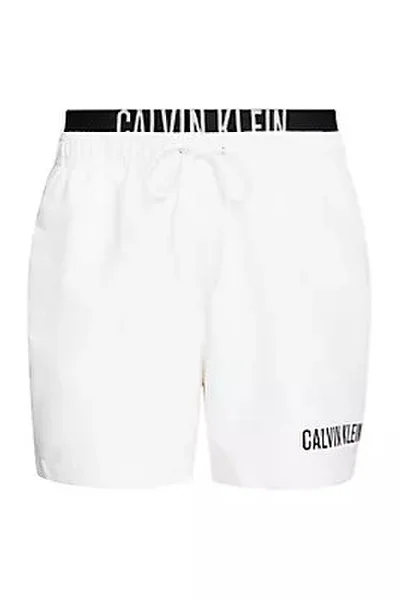 Moderní bílé pánské plavky Calvin Klein