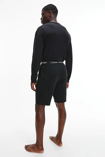 Černé pánské tričko s dlouhým rukávem Calvin Klein 2171E