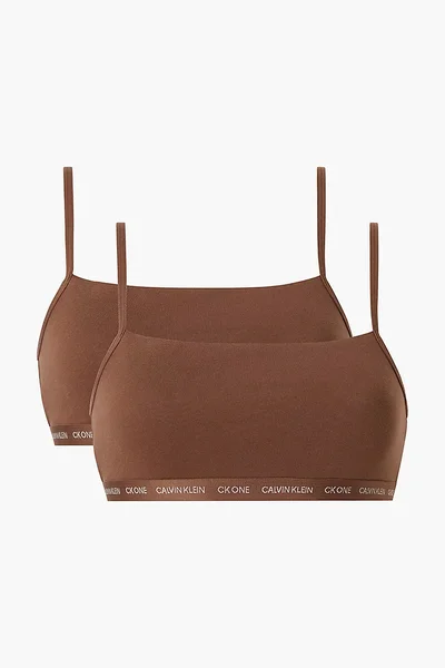 Podprsenka dámská bralettka 2 pack QP402 - W5K - - Calvin Klein