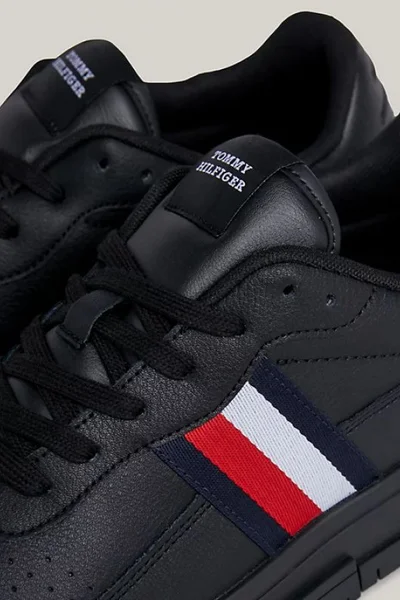 Stylové pánské černé sportovní boty Tommy Hilfiger