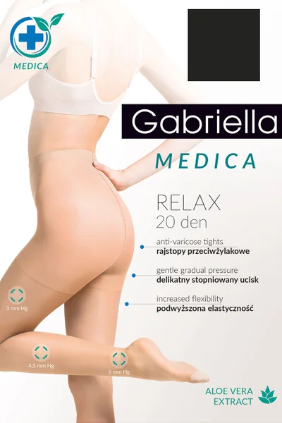 Gabriella Medica Relax punčocháče 20 DEN