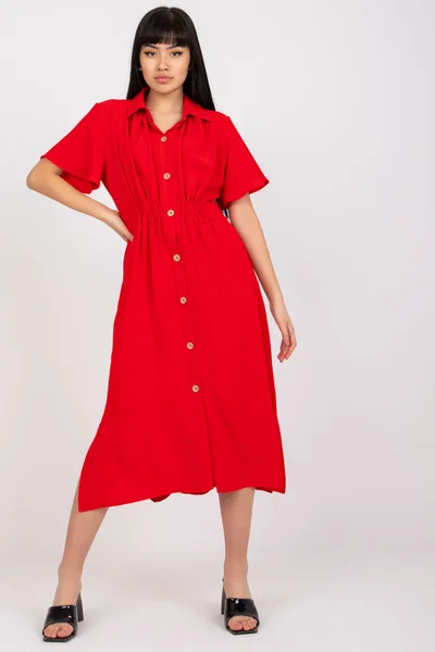 Šaty CHA SK UK475 červená FPrice